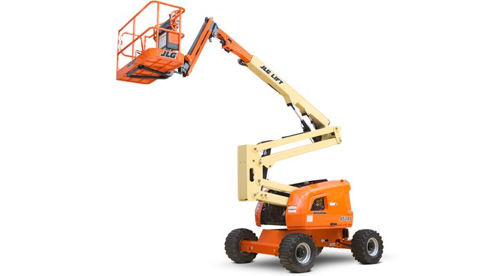 An Articulating Boom Lift