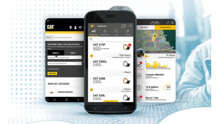 Screenshots of the Cat App